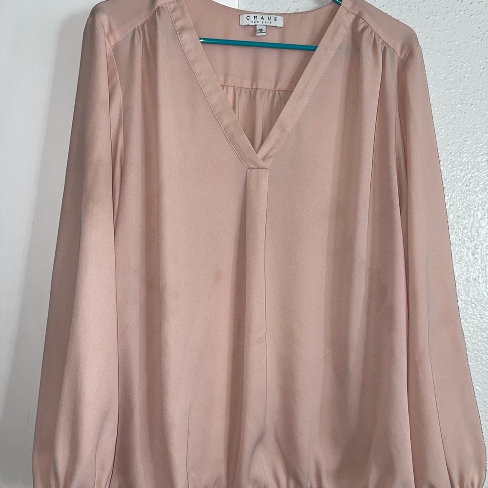 Pink blouse